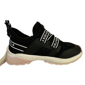 BCBGGirls Black Athletic Slip on Sneaker Size 1 Preowned